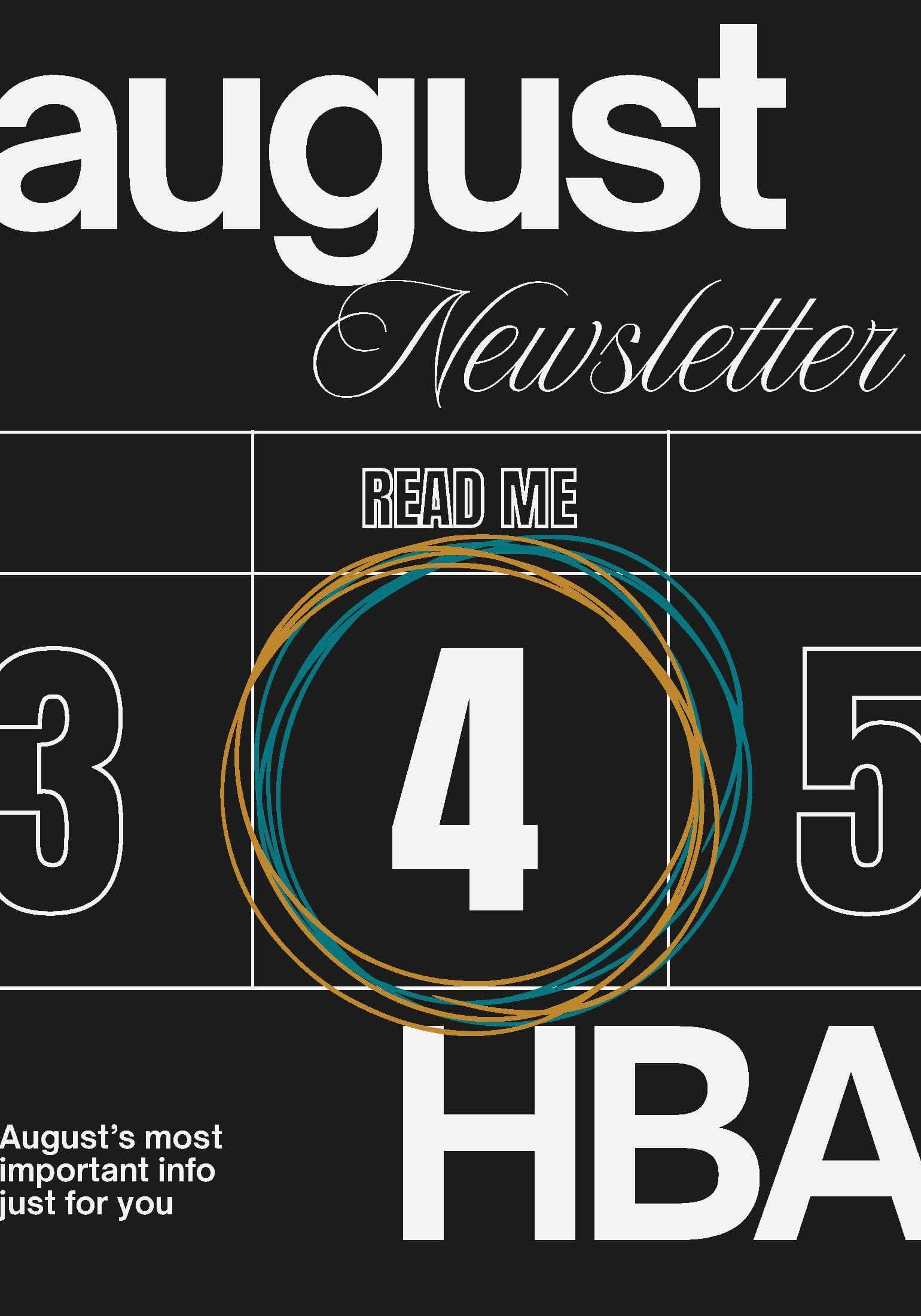 August 2026 Newsletter Cover